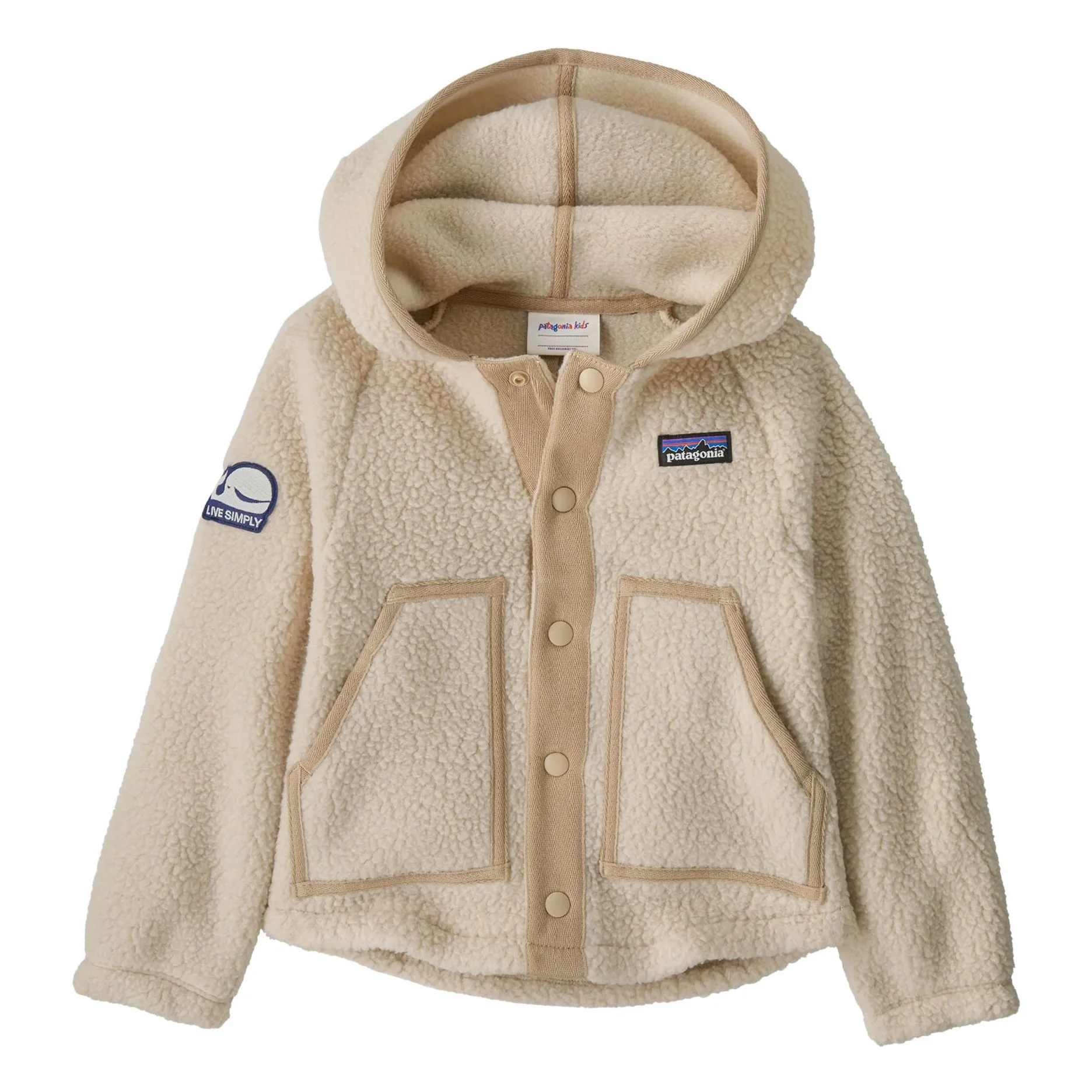 Patagonia Beige Retro Pile Recycled Fiber Jacket
