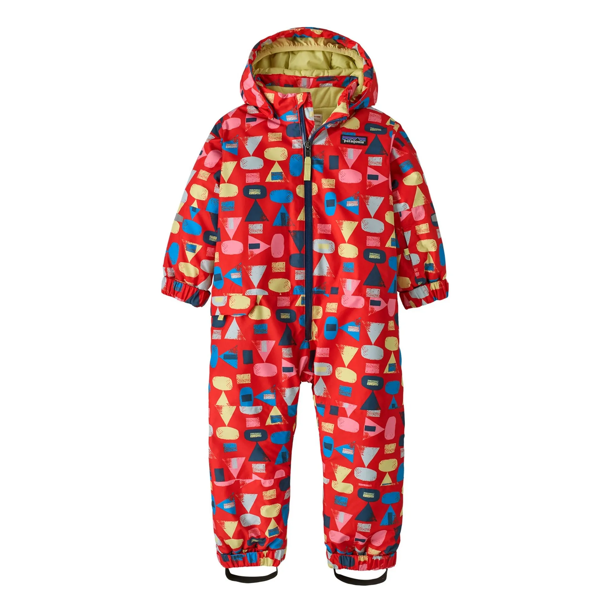 Patagonia Red Combination Snow Pile Shapes Recycled Fibers