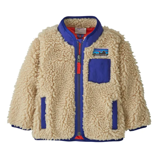 Veste Polaire Retro-X Fibres Recyclées Bébé | Bleu