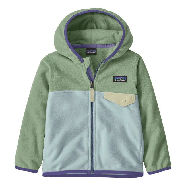 Veste Polaire Micro D Snap-T Fibres Recyclées Bébé | Vert pâle