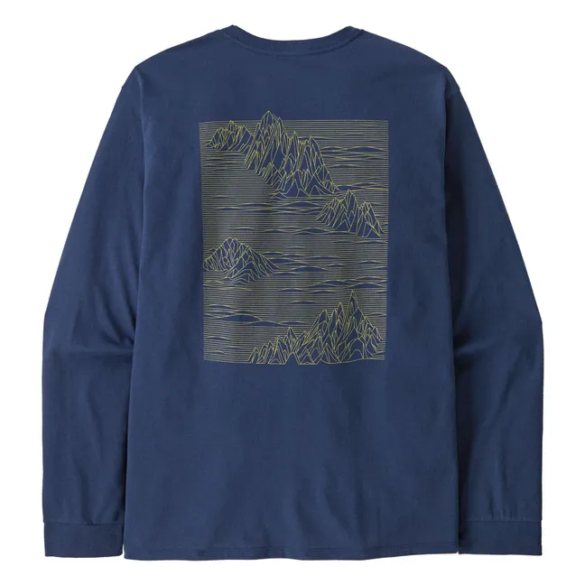 T-shirt Manches Longues Strataspire Responsibili Fibres Recyclées | Bleu