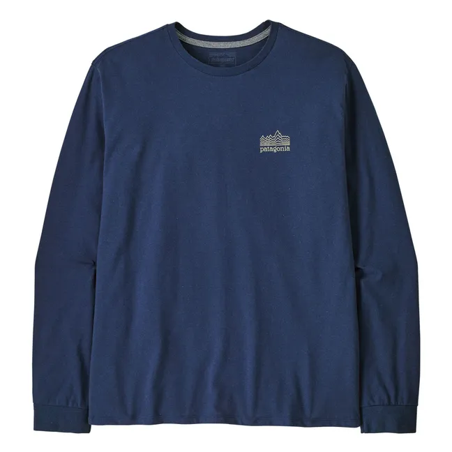 T-shirt Manches Longues Strataspire Responsibili Fibres Recyclées | Bleu