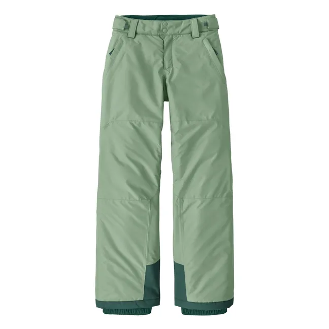 Powder Town Recycled Fiber Ski Pants | Pale green