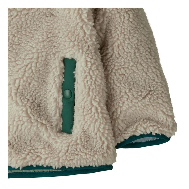 Tribbles Recycelte Faser Wendbare Jacke | Blasses Grün