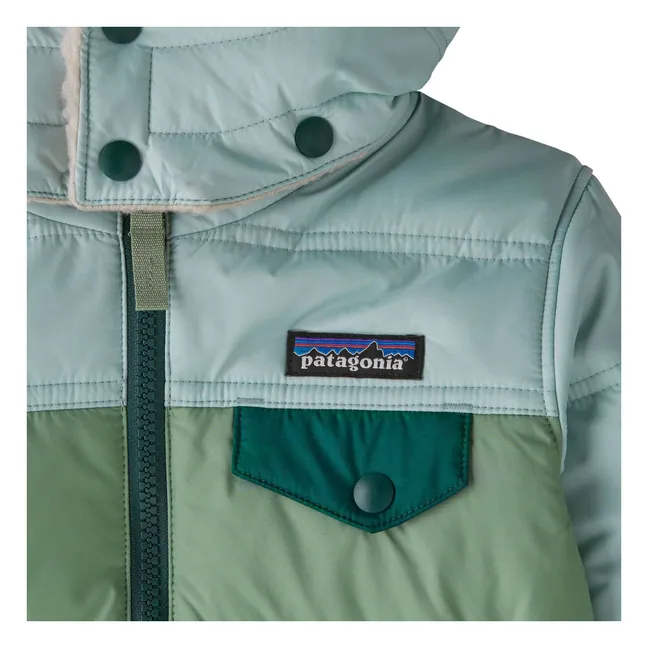 Tribbles Recycelte Faser Wendbare Jacke | Blasses Grün