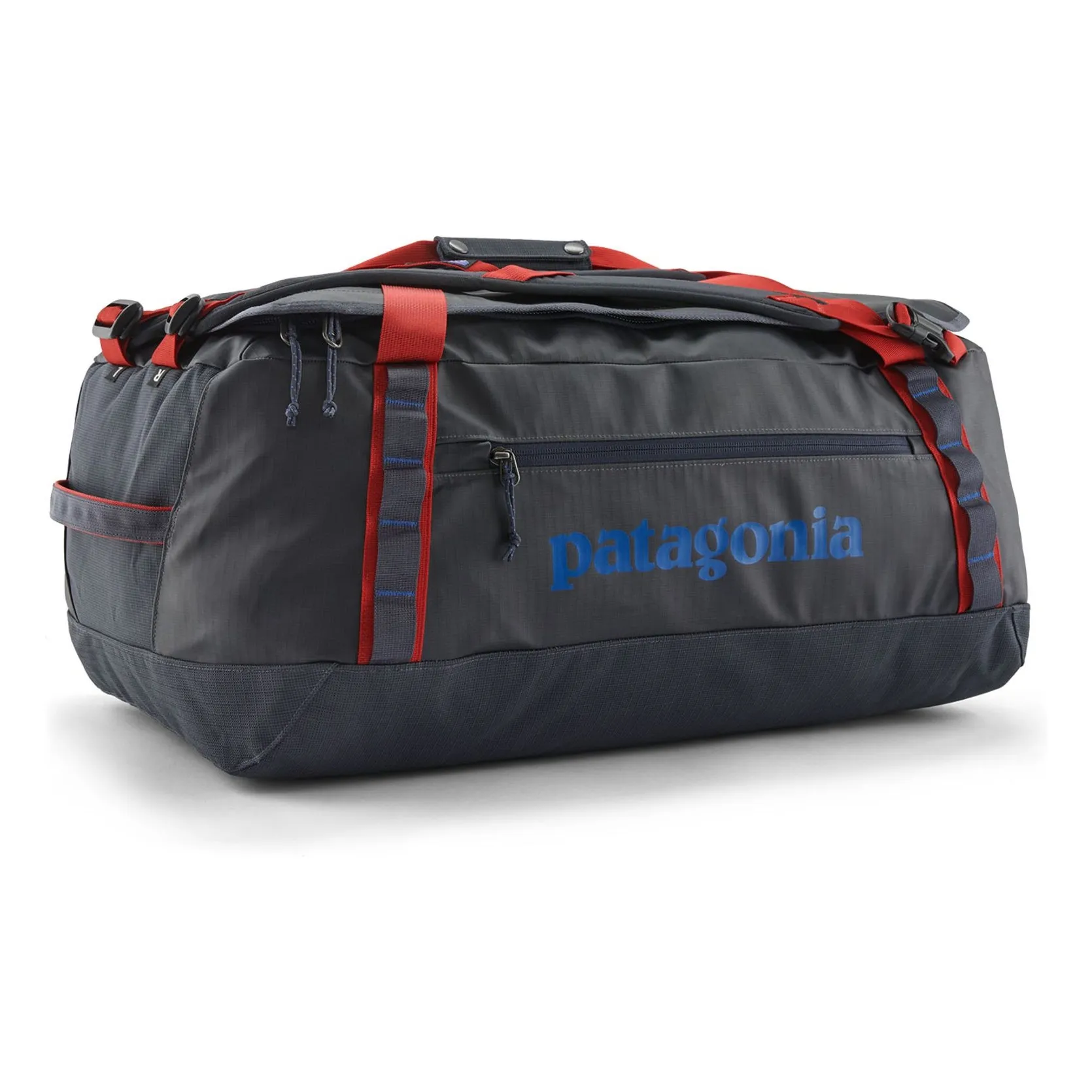 Patagonia Navy Blue Black Hole Duffel 55L Recycled Fiber Backpack