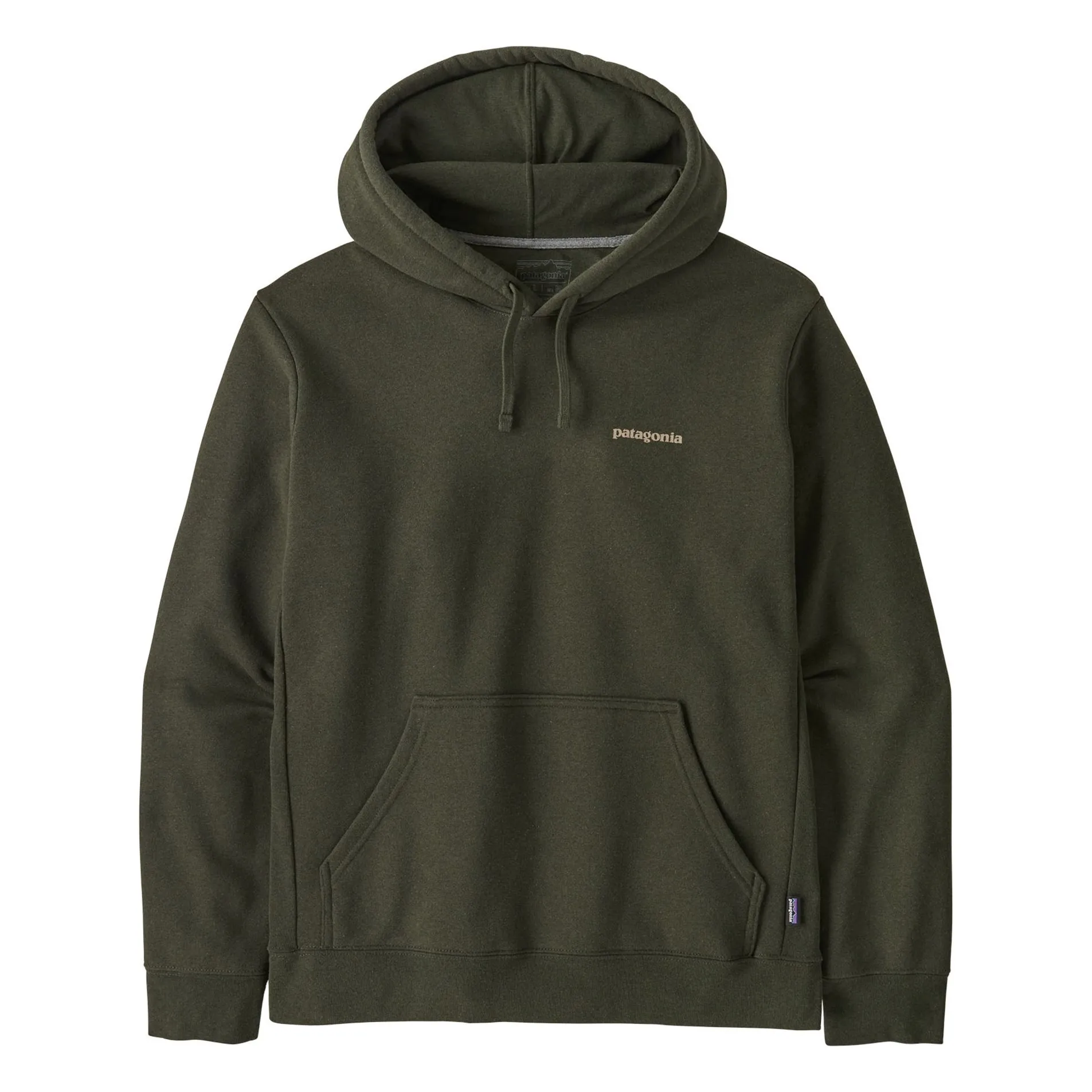 Patagonia Khaki Boardshort Sweatshirt Logo Uprisal Recycled Fibers