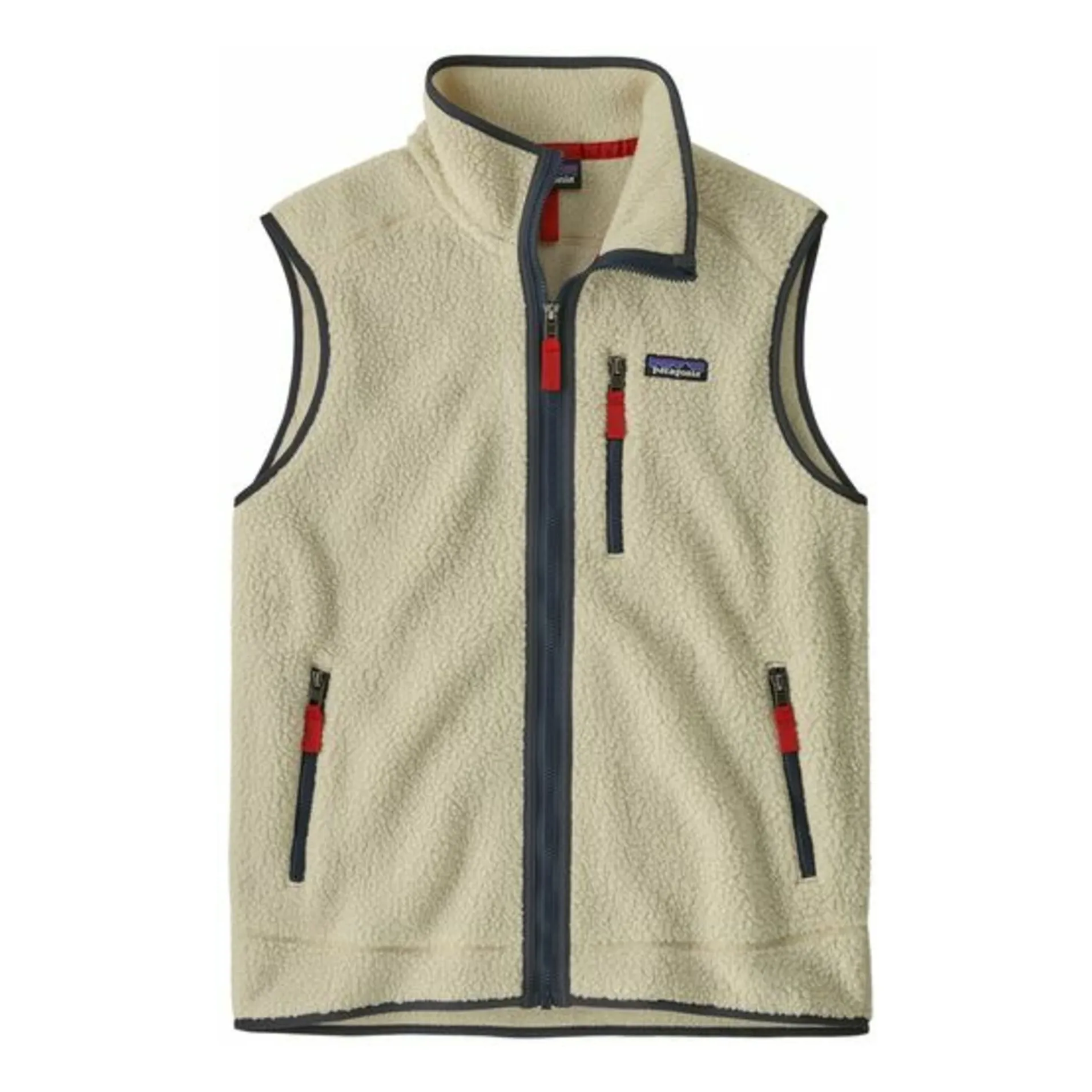 Patagonia Natural Retro Pile Sleeveless Jacket Recycled Fibers