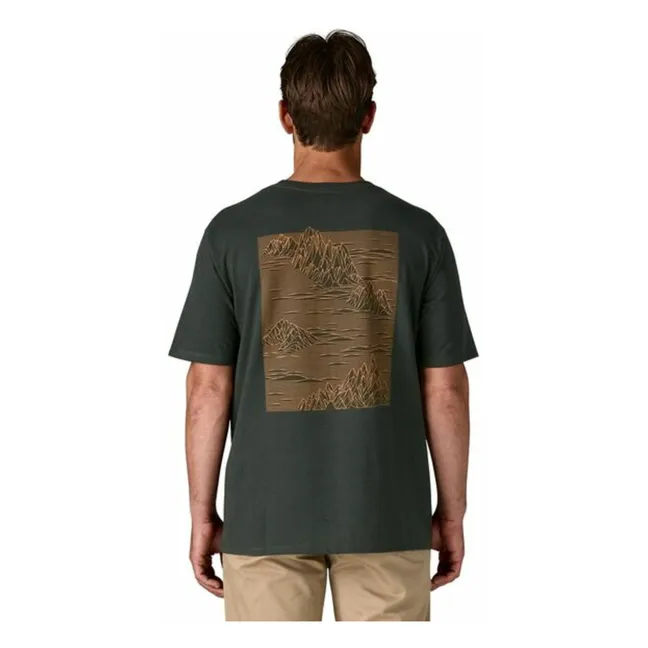 T-shirt Strataspire Responsibili Fibres Recyclées | Vert foncé