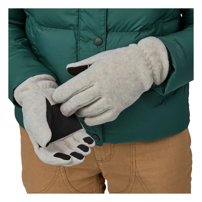 Synch Recycled Fiber Gloves | Light grey