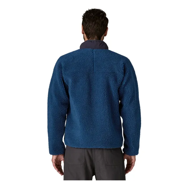 Veste Polaire Classic Retro-X Fibres Recyclées | Bleu