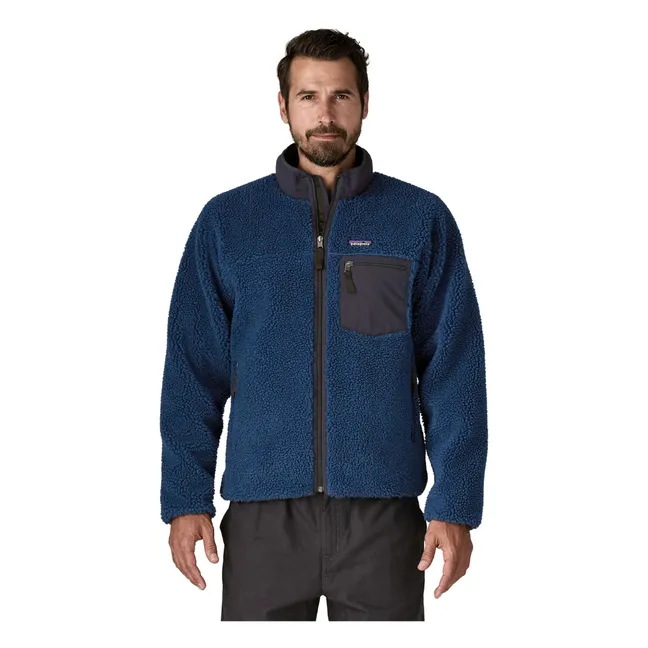 Veste Polaire Classic Retro-X Fibres Recyclées | Bleu