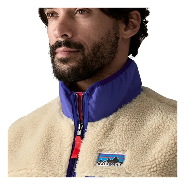 Chaqueta clásica sin mangas Retro-X Fibras recicladas | Beige