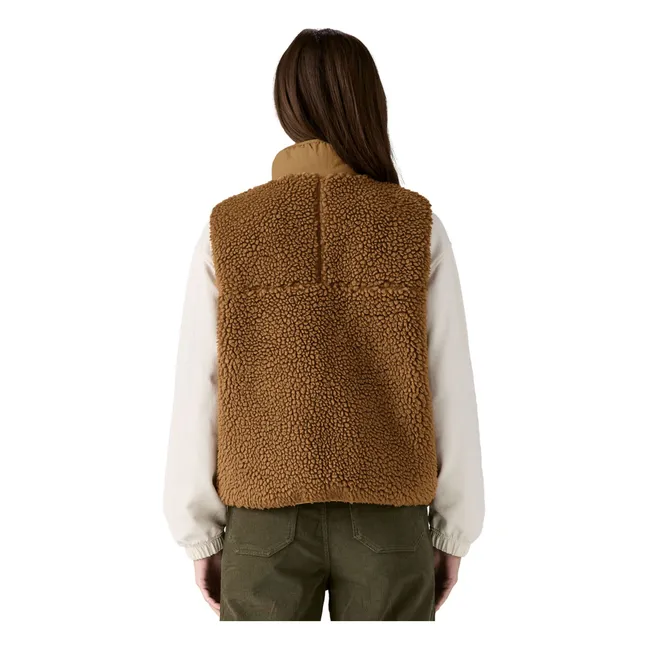 Veste Sans Manches Classic Retro-X Fibres Reyclées | Marron