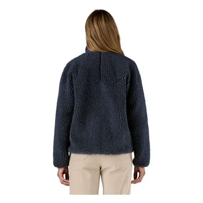 Veste Polaire Classic Retro-X Fibres Reyclées | Bleu marine