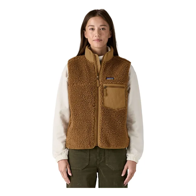 Veste Sans Manches Classic Retro-X Fibres Reyclées | Marron