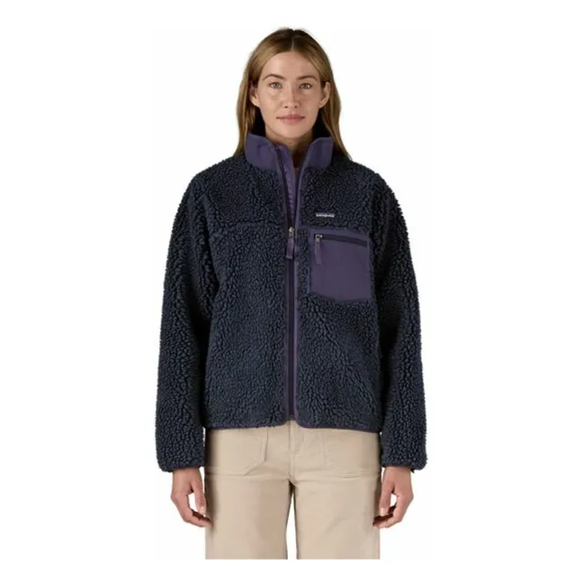 Veste Polaire Classic Retro-X Fibres Reyclées | Bleu marine