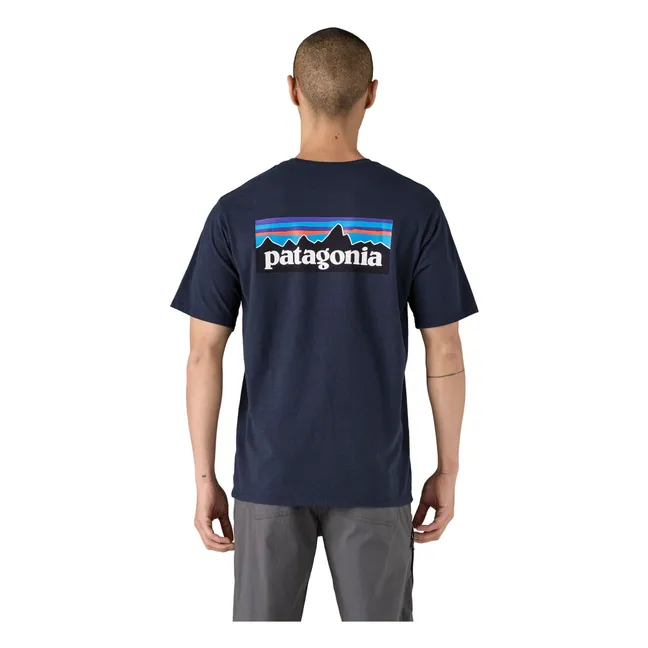 T-shirt P-6 Logo Responsibili Fibres Recyclées | Bleu