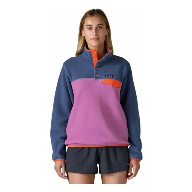 Polaire Lightweight Synch Snap-T Fibres Recyclées | 	Lilas