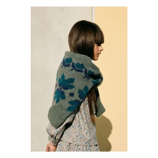 Floral sweater | Green