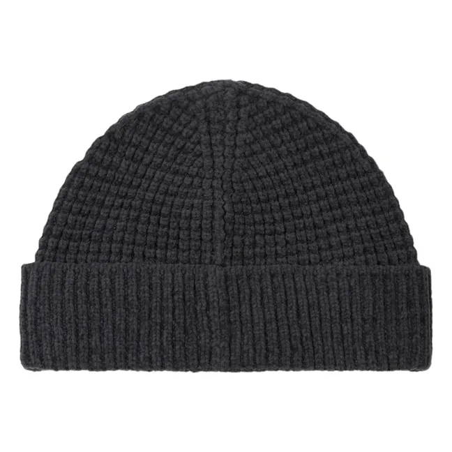 Gorro de lana con logotipo | Gris