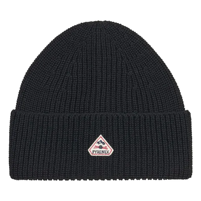 Roki Wool Beanie | Black