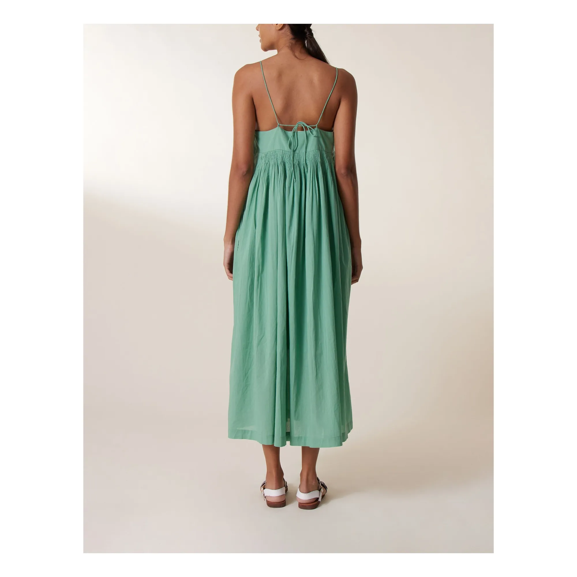 Leon & Harper Celadon Raptor Organic Cotton Dress
