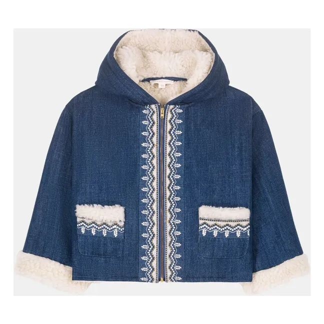 Manteau en Jean Melvette | Bleu