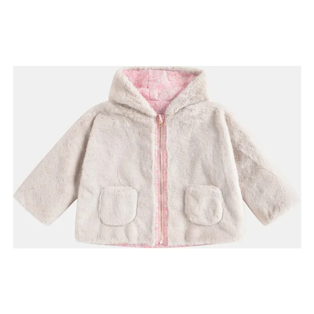 Manteau Réversible Façon Fourrure Felvet | Rose