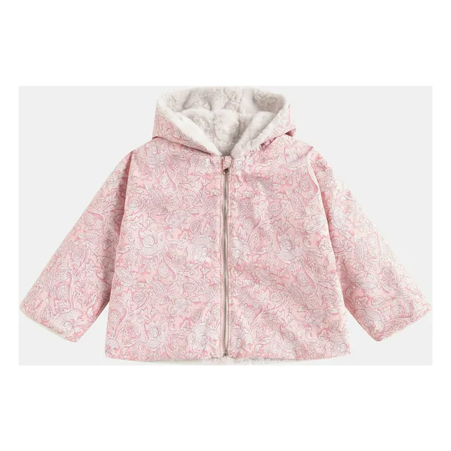 Manteau Réversible Façon Fourrure Felvet | Rose