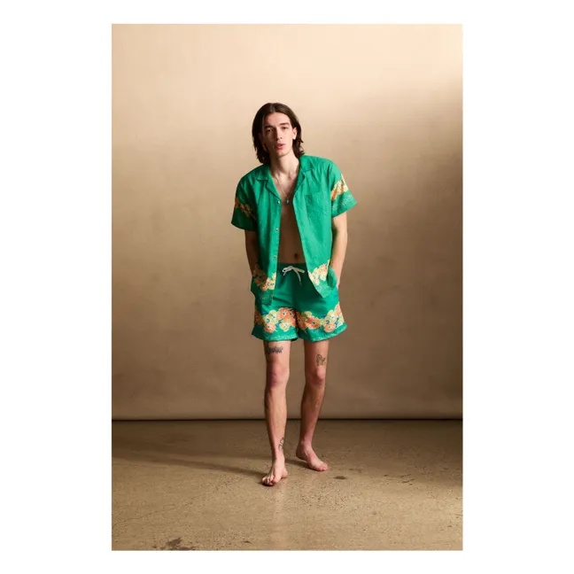 Bañador Ornate Bloom Fibras recicladas | Verde