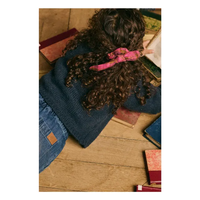 Lilianou Wool Sweater | Navy blue