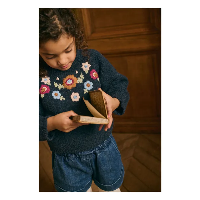 Lilianou Pullover aus Wolle | Navy