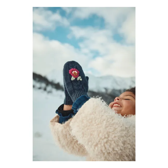 Mitaines Ania Laine | Bleu marine