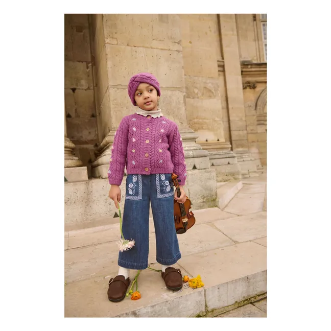 Bandeau Sidony Laine | Framboise