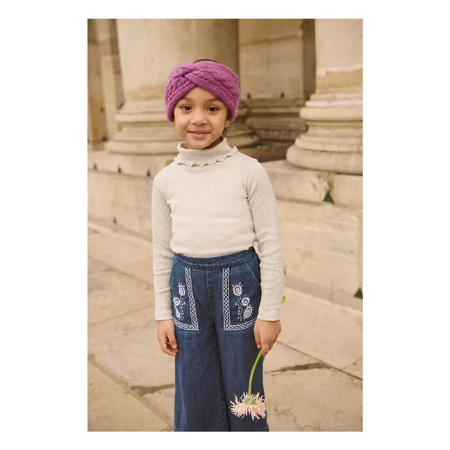 Bandeau Sidony Laine | Framboise