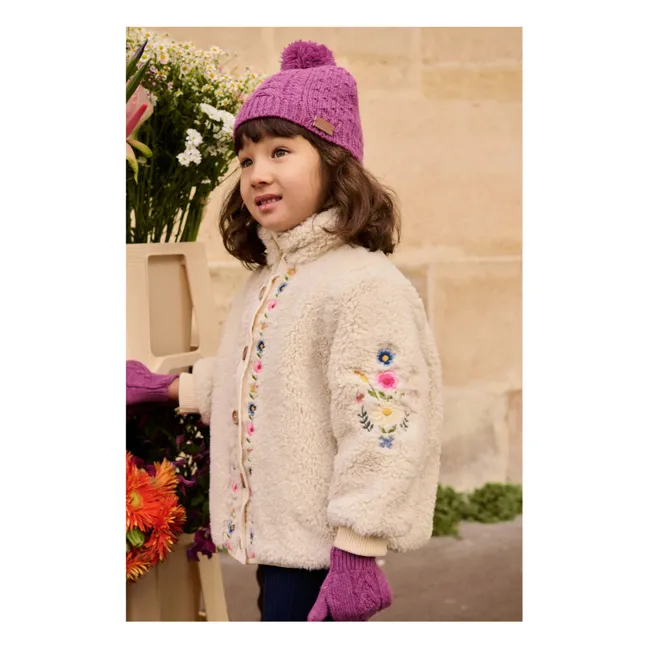 Bonnet Pompon Laine | Framboise