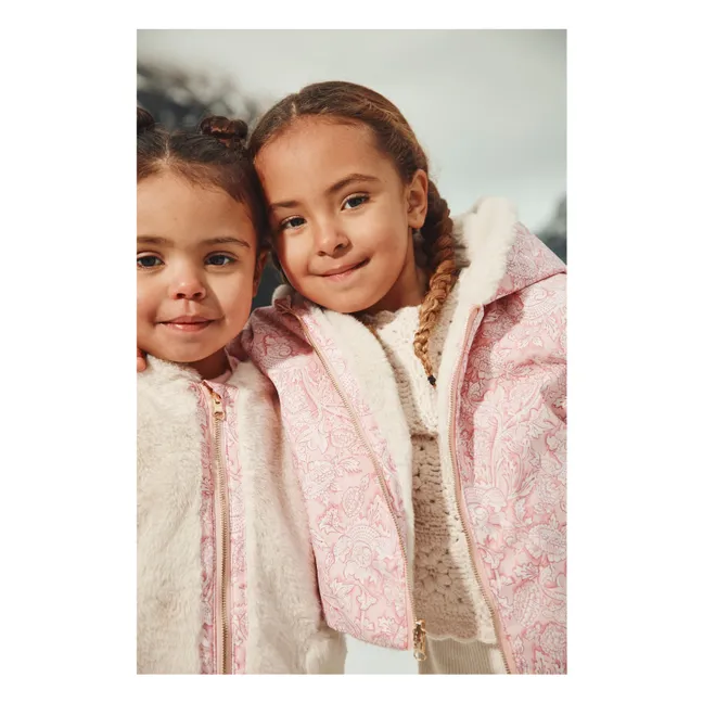 Felvet Reversible Fur Coat | Pink