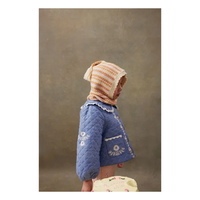 Manteau Jouliana Chambray Coton Bio | Bleu