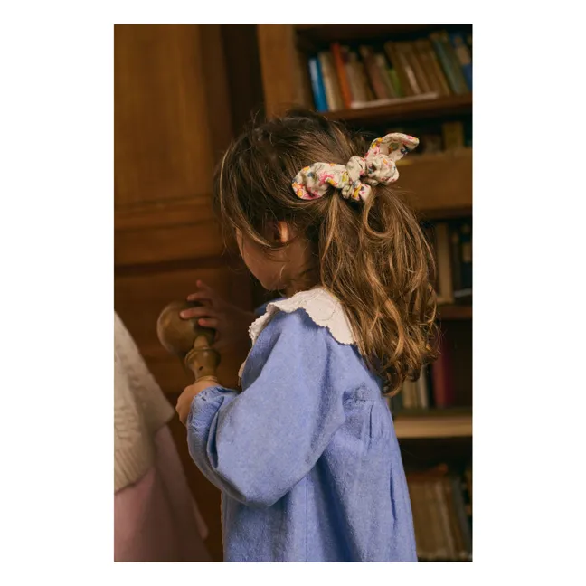 Robe Hyacinte Coton Bio | Bleu jean