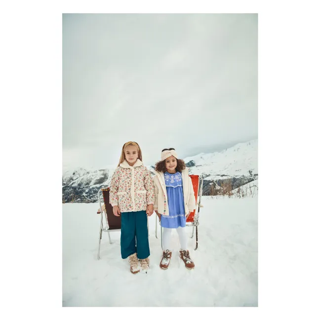 Vestido de algodón orgánico Orana | Vaquero