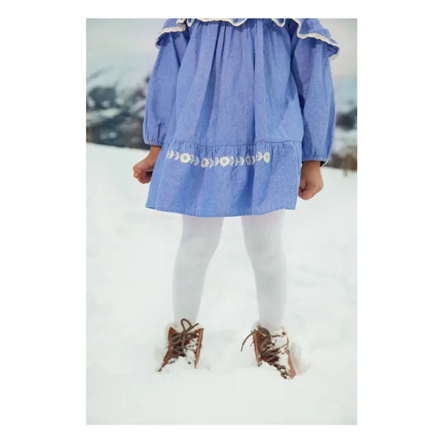 Robe Orana Coton Bio | Bleu jean