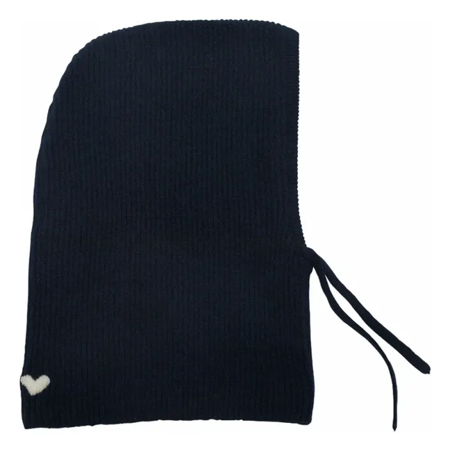 Wira Cashmere balaclava | Navy blue