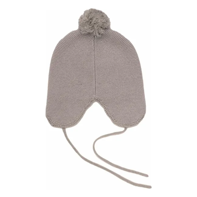 Bonnet Pom Pom Cachemire | Beige