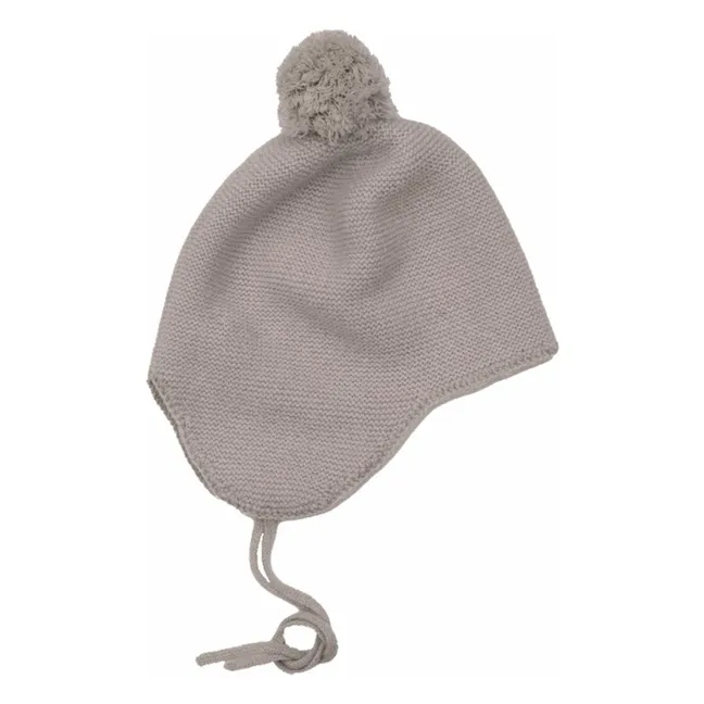 Bonnet Pom Pom Cachemire | Beige