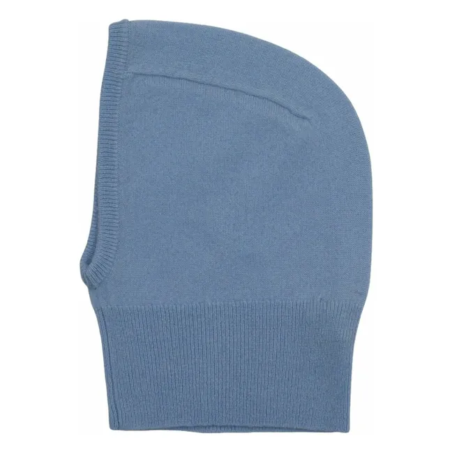 Cagoule Netty Cachemire | Bleu gris
