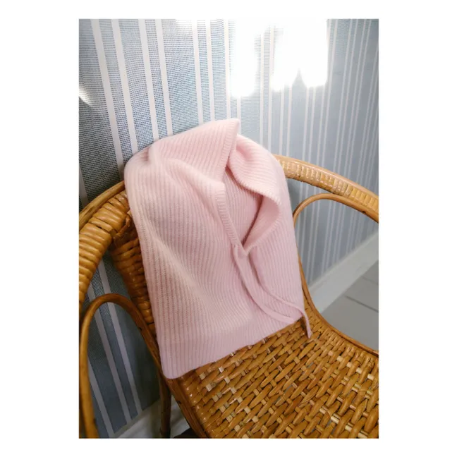 Cagoule Wira Cachemire | Rose pâle