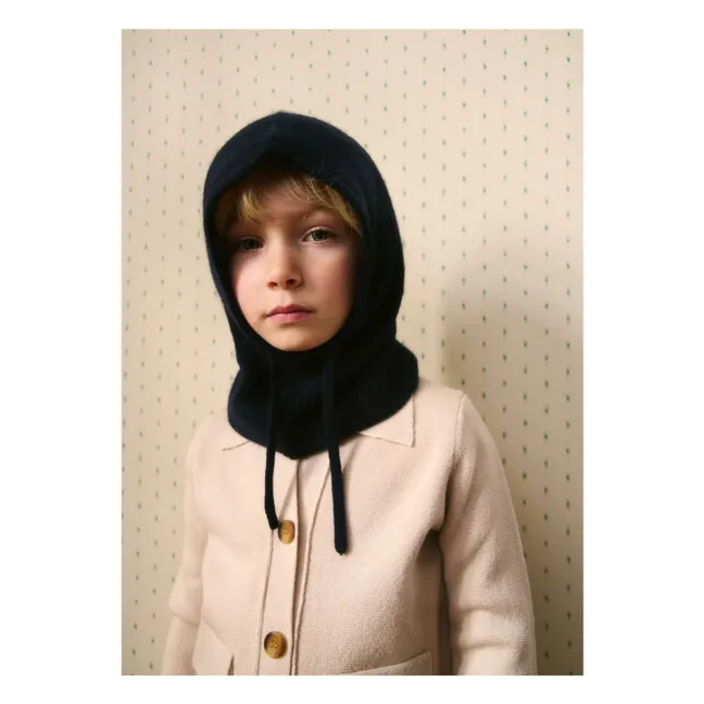 Cagoule Wira Cachemire | Bleu marine