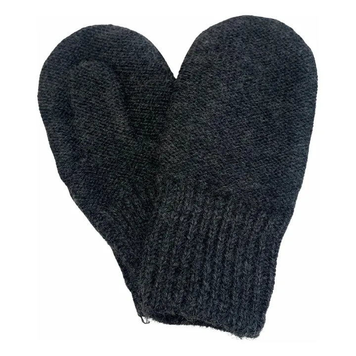 Moufles Martin Laine | Gris- Image produit n°0