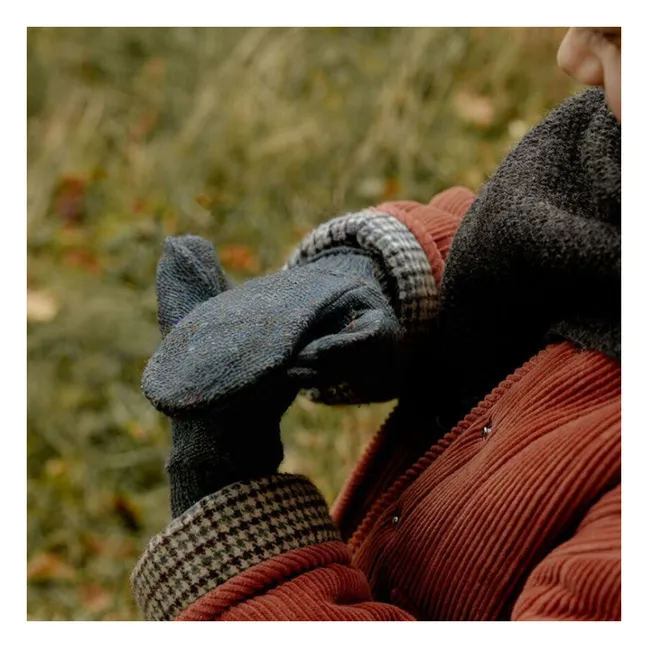 Moufles Martin Laine | Gris